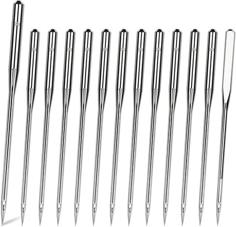 50 PCS Universal 65/9 Silk&Chiffon Sewing Machine Needles, Needles for Lightweight Fabric, Suitable for Home Sewing Machine in Kuwait