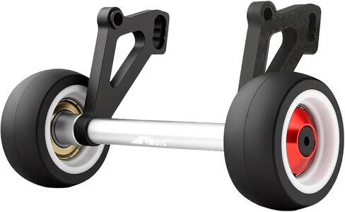 Alloy Carbon Fiber Wheelie Bar Adjustable Angle Compatible with Arrma 1/8 Notorious Kraton 6S EXB V6 4X4 RTR Notorious Series Upgrades Part Sliver in Kuwait