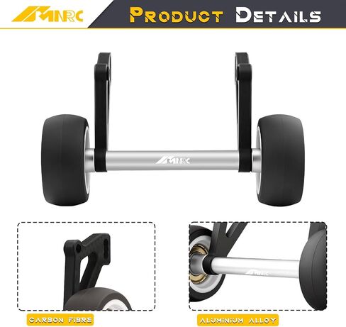 Alloy Carbon Fiber Wheelie Bar Adjustable Angle Compatible with Arrma 1/8 Notorious Kraton 6S EXB V6 4X4 RTR Notorious Series Upgrades Part Sliver in Kuwait