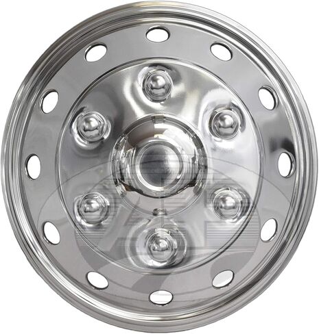 A+ 16" Stainless Steel Front Wheel Simulator for Ford Transit 2015~up – Set of 4 in Kuwait