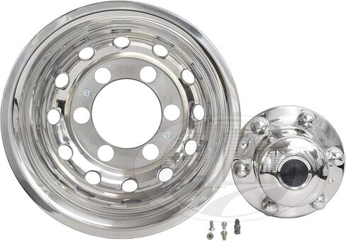 A+ 16" Stainless Steel Front Wheel Simulator for Ford Transit 2015~up – Set of 4 in Kuwait