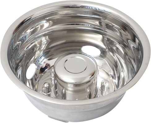 17 بوصة 8 العروة عجلة محاكاة مجموعة كاملة الفولاذ المقاوم للصدأ عجلة Hubcap مجموعة تناسب 2005-2025 فورد F350 ثنائي العجلات الشاحنات in Kuwait
