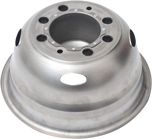 17 بوصة 8 العروة عجلة محاكاة مجموعة كاملة الفولاذ المقاوم للصدأ عجلة Hubcap مجموعة تناسب 2005-2025 فورد F350 ثنائي العجلات الشاحنات in Kuwait