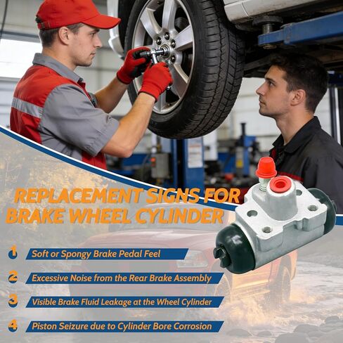 43301S10003 43300S10003 Rear Drum Brake Wheel Cylinder 2-Pc Set Compatible with Select Honda Models CR-V CRV 1997-2001, Accord 1991-2002,Replace W37858, 72925, 43301S84A02, 43301S84A03, W37859, 72926 in Kuwait
