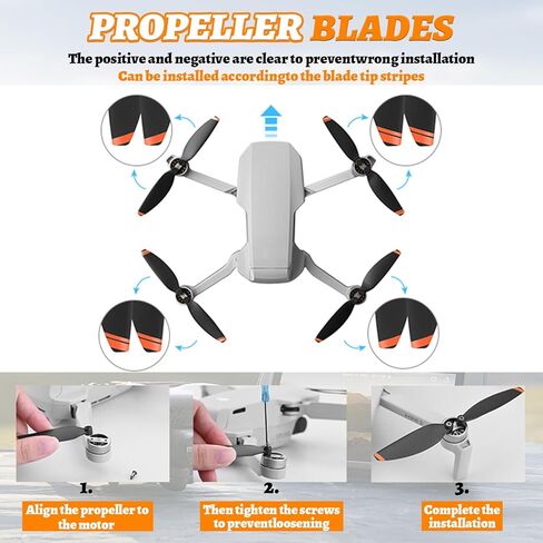 ملحقات الطائرات بدون طيار متوافقة مع سلسلة DJI Mini 2، 8 × مراوح Mini 4K/Mini 2 SE/Mini SE، 4 × واقي المروحة، 1 × واقي حامل المروحة، 1 × ملحق ساق جهاز الهبوط، 1 × غطاء جيمبال in Kuwait