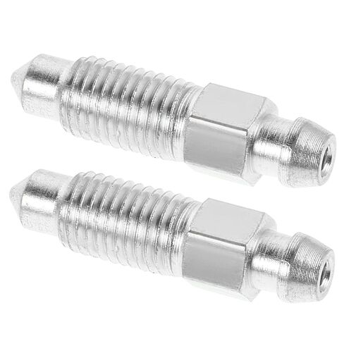 Brake Bleeder Screw M8x1 8mm Zinc-Plated Metal Air Bleeder Valve 2pcs for Motorcycle Fork Brake Fluid Drain and Exhaust in Kuwait