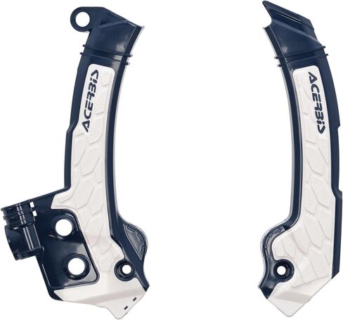 واقيات إطار Acerbis X-Grip أزرق/أبيض متوافقة مع Husqvarna TX 300/FC 250/350/450/TC 125/250 2023-2024/TE 150/250/300 2024-2026/FE 350S/501S/FX 450 2024-2025/FX 350 2024/FE 350/501 واط - 2979601006 in Kuwait