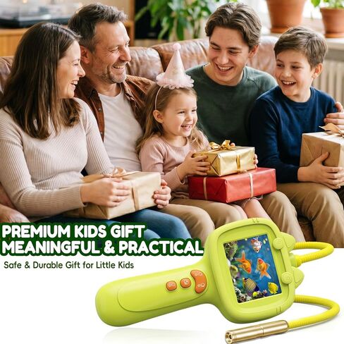 Kids Borescope Camera with Light-STEM Science Educational Toy for 3 4 5 6 7 8 Years Old Boys & Girls Birthday Gift-Discovery & Exploration Flexible Snake Scope Battery Toddler Young Child in Kuwait