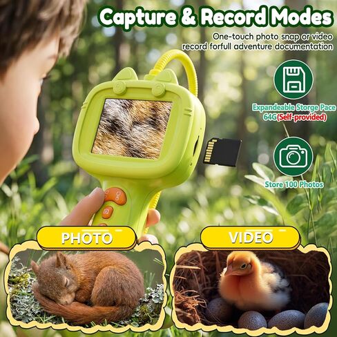 Kids Borescope Camera with Light-STEM Science Educational Toy for 3 4 5 6 7 8 Years Old Boys & Girls Birthday Gift-Discovery & Exploration Flexible Snake Scope Battery Toddler Young Child in Kuwait