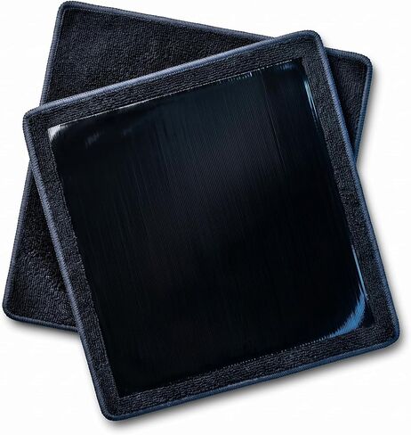 NADUSEP 2 Pack Clay Towel for Auto Detailing 12" x 12" – Reusable Synthetic Clay Bar Towel for Car Paint Decontamination, Removes Tar Sap Brake Dust, Detailing Tool for Cars Trucks SUVs in Kuwait