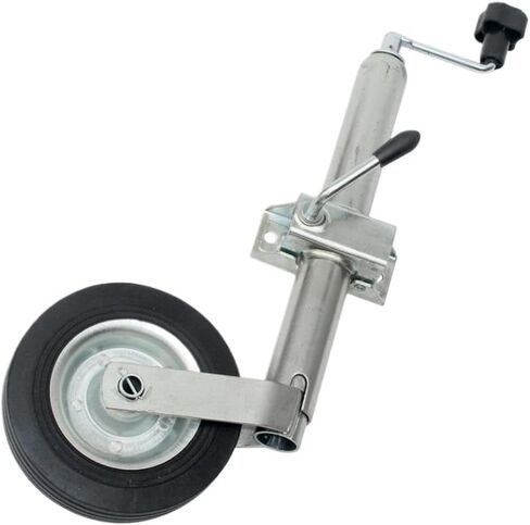 Wind Trailer Jack Jockey Wheel RV Stand with Clamp Compatible with 48mm Tube Capacity 150kg Caravan Camper in Kuwait