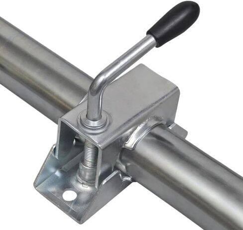 Wind Trailer Jack Jockey Wheel RV Stand with Clamp Compatible with 48mm Tube Capacity 150kg Caravan Camper in Kuwait
