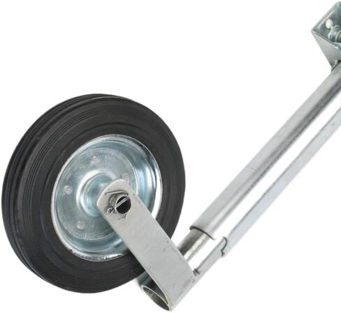 Wind Trailer Jack Jockey Wheel RV Stand with Clamp Compatible with 48mm Tube Capacity 150kg Caravan Camper in Kuwait