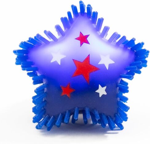 Patriotic Light-Up Star Rings for Kids (12 Pack) – Red White Blue LED Flashing Finger Rings, 4th of July Party Favors, Memorial Day & Summer Celebration Goodie Bag Toys in Kuwait