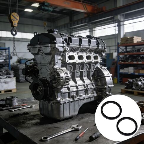 2Pcs Heavy Duty Rectangular Seals Designed Power Unit Engines Ideal Substitute Leaking OEM Part 3906697 Replacement O in Kuwait