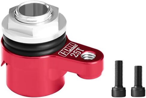 GPM 7075 مجموعة السبائك 25T Servo Saver Set Horn W. زنبرك مدمج لـ ARRMA 1/18 Granite Grom Mega 380 ARA2102 Typhon Grom ARA2106 (أحمر) in Kuwait