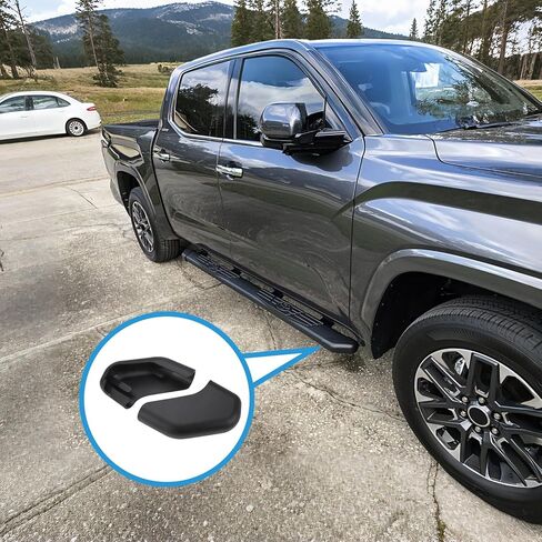 أغطية نهاية لوحة الخطوة السوداء المتوافقة مع Toyota Tundra 2022-2025 أغطية نهاية لوحة الجري تحل محل PT925-34222-EC in Kuwait