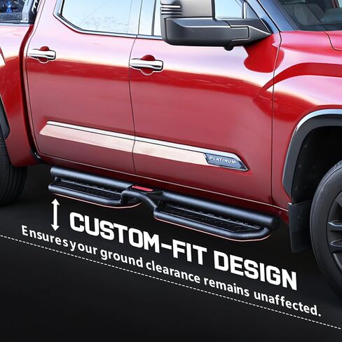 لوحات الجري COMNOVA متوافقة مع 2010-2024 Toyota 4Runner بدون تنانير جانبية (باستثناء 10-13 Sr5، 10-24 Limited، 20-22 Nightshade Edition، 22-24 TRD Sport). قضبان الخطوة، المتزلجون الصخريون، والخطوات الجانبية للسكك الحديدية. in Kuwait