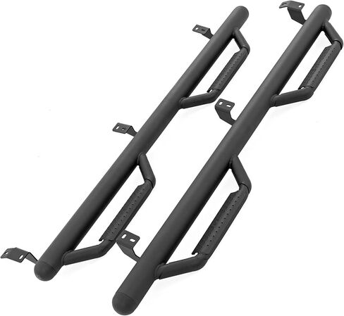 Rough Country Nerf Steps for Toyota 4Runner 2025-2026 - Cab Length Side Step Rails, Bolt-On Running Boards with Stone Guards in Kuwait