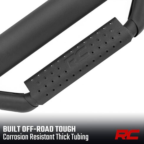 Rough Country Nerf Steps for Toyota 4Runner 2025-2026 - Cab Length Side Step Rails, Bolt-On Running Boards with Stone Guards in Kuwait
