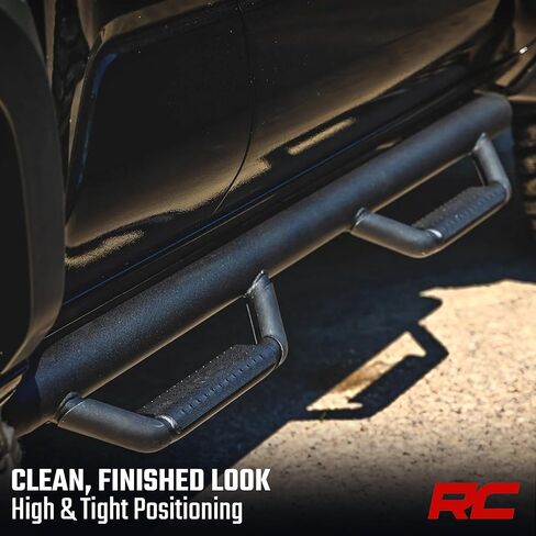 Rough Country Nerf Steps for Toyota 4Runner 2025-2026 - Cab Length Side Step Rails, Bolt-On Running Boards with Stone Guards in Kuwait