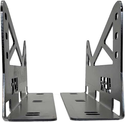 UPR Racing Ultra Compact Seat Bracket 90 درجة قاعدة ضيقة، صنع في الولايات المتحدة الأمريكية، يناسب Sparco، Recaro، Momo، OMP، NRG، معتمد من سباقات الطرق، معتمد من FIA Spec مع الأجهزة in Kuwait