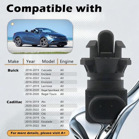 مستشعر درجة حرارة الهواء المحيط متوافق مع يوكون سافانا 2500 3500 سييرا 1500 يوكون XL 2015-2022 يستبدل #13583411 in Kuwait