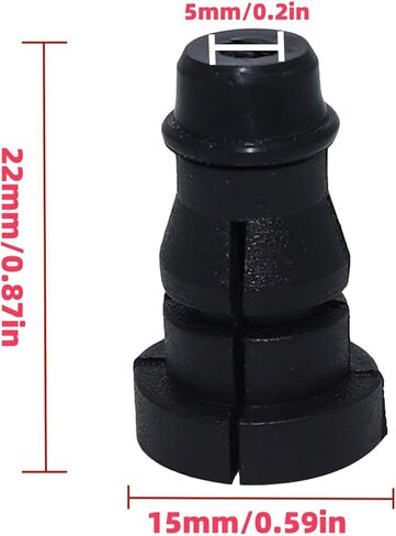 02F141143A العالمي الفرامل مخلب الرقيق الرئيسي اسطوانة الأنابيب موصل مشترك كليب ختم طوقا طقم إصلاح - متوافق مع VW، لأودي، للمقعد، لسكودا 1K0798741 in Kuwait