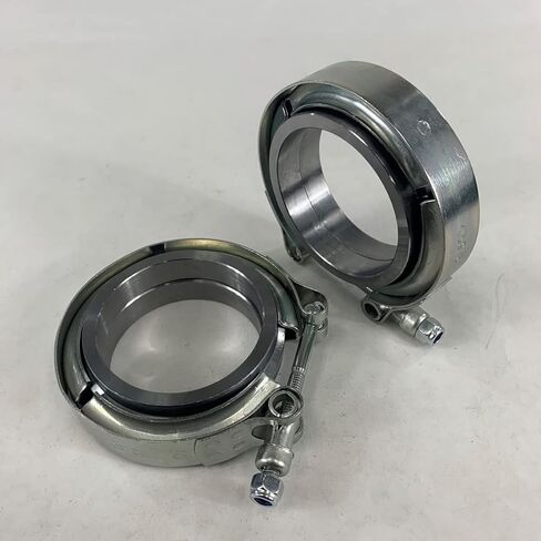 2 pieces of 2.5" I.D. Mild Steel V-band Clamp&Flange Universal in Kuwait
