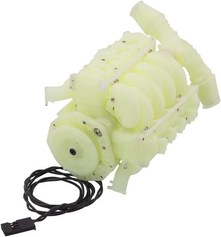 MAD RC 3D الطباعة الراتنج محاكاة العمل الديناميكي V8 محرك الاحتراق الداخلي نموذج محرك التجميع DIY إصدار مجموعة لـ AX90104 SCX10Ⅱ Capra VS4-10 Pro/Ultra Model Vehicle اللون الأصلي in Kuwait