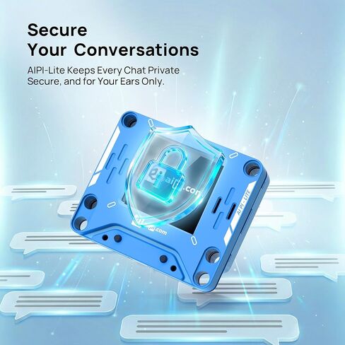 X-Origin AIPI-Lite AI Companion Robot, Interactive Talking AI Robot, ChatGPT Powered, Voice Cloning, Memory Storage, Portable Emo Robot with Battery for Emotional Support (Blue) in Kuwait