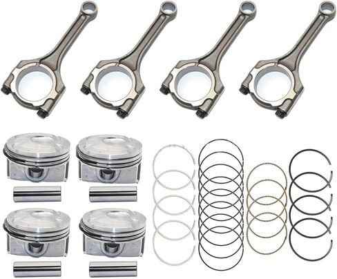 G4FD G4FC محرك توصيل قضيب ومكابس وخواتم متوافق مع هيونداي متوافق مع كيا أكسنت ريو 1.6L DOHC 23510-2B010 23041-2B600 23041-2B610 in Kuwait