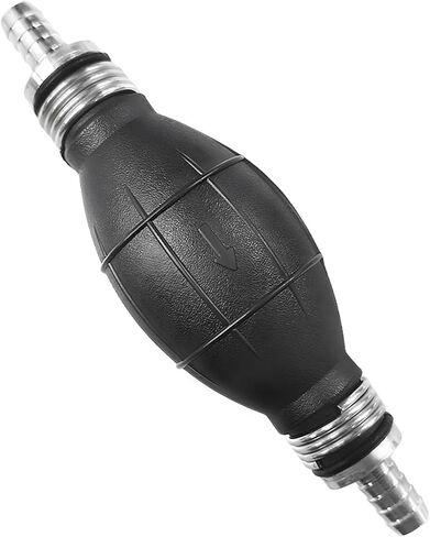 Hand Fuel Transfer Pump, 6mm Rubber Bulb Type Gasoline Petrol Diesel Transfer, Vacuum Line Manual Siphon Pump for Gas Oil Liquids Compatible with Vehicles Marines Boats in Kuwait