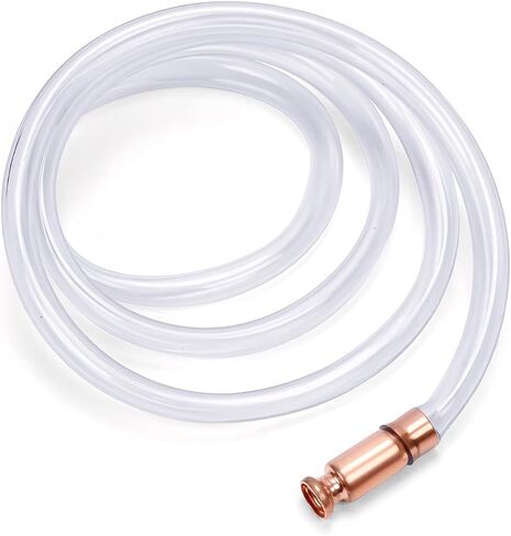 Gas Siphon Hose Pump, 6FT Shaker Self Priming Fuel Transfer Pump with 1/2" Copper Valve, Multi-Purpose Manual Hand Pumps for Oil Gasoline Diesel Water Liquid (1.8M/6FT) in Kuwait
