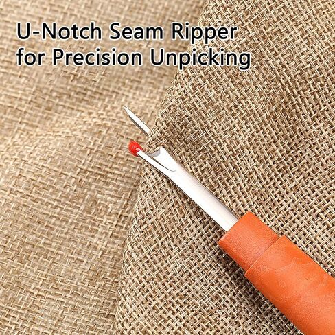48Pcs Sewing Tool Set with 2 Edge Stitch Lock & Sewing Gauge, Big Eye Steel Sewing Needle Kit with Portable Zipper Case, Threader and Needle Repair Kit Stainless Steel Needles for Hand Sewing in Kuwait