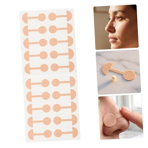Totority Self-adhesive Nasal Wing Tape for Nose Contracture 50 Pieces Soft Nose Reshaping Strips for Women’s Nasal Contouring and Shrinking for Daily Use in Kuwait