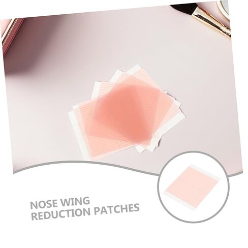 FOMIYES Nasal Wing Shrinking Stickers 10 Sheets Invisible Nose Contour Patches Breathable Self-adhesive Nose Shaping Strips for Facial Reshaping in Kuwait