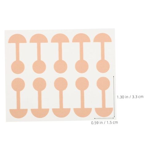 Uonlytech Self-adhesive Nasal Wing Strips for Women, 50pcs Soft Invisible Nose Shrink Patches, Breathable Contouring Nose Tape for Nasal Reshaping and Slimming in Kuwait