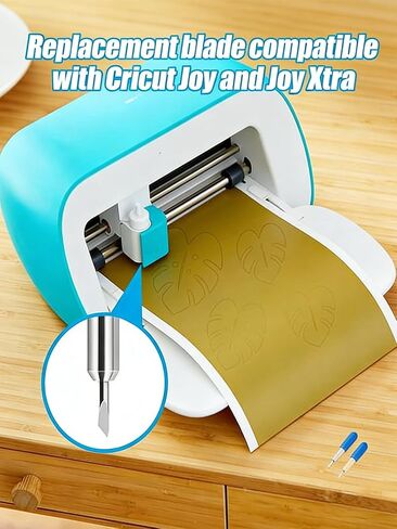 Replacement Blades and Housing Compatible with Cricut Joy & Joy Xtra, 6PCS 45° Fine Point Cutting Blades with 1 Blade Housing, Premium Replacement Parts for DIY Vinyl Crafts, Stickers and Card Making in Kuwait