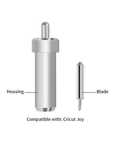 Replacement Blades and Housing Compatible with Cricut Joy & Joy Xtra, 6PCS 45° Fine Point Cutting Blades with 1 Blade Housing, Premium Replacement Parts for DIY Vinyl Crafts, Stickers and Card Making in Kuwait