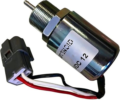 12V Stop Solenoid Valve 30A87-20403 30A87-10090 30A8720403 30A8710090 Fikowjs Compatible with Mitsubishi S4L S3L L3E Engine in Kuwait