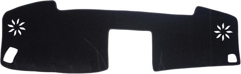 غطاء لوحة القيادة KEYOOG مناسب لـ to-yota 4Runner 2009-2003 (لمحرك اليد اليسرى)، سجادة مضادة للوهج، وسادة مضادة للانزلاق وواقي من الشمس (أسود) in Saudi Arabia