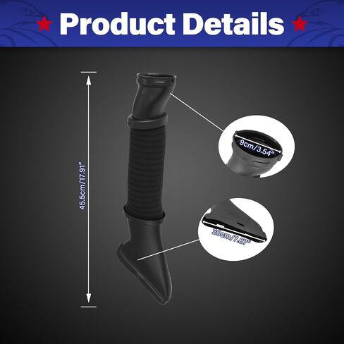 Pair of Air Cleaner Intake Inlet Duct Hose Compatible with Mercedes Benz GL450 GL550 ML550 W166 GL63 ML63 AMG # 2780902482 2780902582 2pcs in Kuwait
