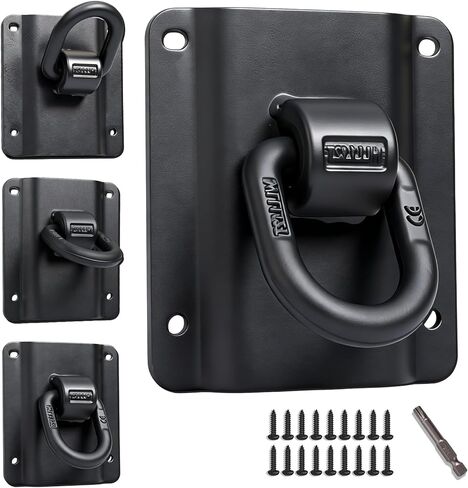 مرساة ربط سرير الشاحنة لسيارة Ford F150 2015‑2025 (Lightning/Raptor) من الفولاذ الصلب المطروق F250 F350 F550 2015‑2025، 5500LBS شديد التحمل، من أجل FL3Z‑99000A64‑B FL3Z‑9928408‑AB، مربط سرير BoxLink in Kuwait