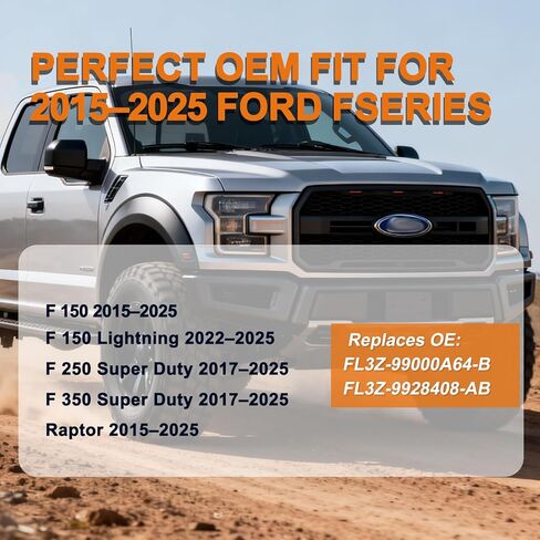 مرساة ربط سرير الشاحنة لسيارة Ford F150 2015‑2025 (Lightning/Raptor) من الفولاذ الصلب المطروق F250 F350 F550 2015‑2025، 5500LBS شديد التحمل، من أجل FL3Z‑99000A64‑B FL3Z‑9928408‑AB، مربط سرير BoxLink in Kuwait