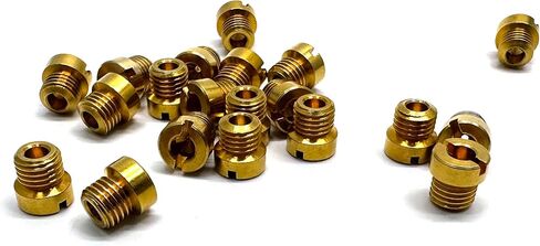 Holley Carb Carburetor 1/4-32 مجموعة الطائرات الرئيسية حجم الفتحة هو: 90 91 92 93 94 95 96 97 98 99,10 مجموعات في المجموع، 2 قطعة لكل حجم، حجم الخيط: 1/4"-32 in Kuwait