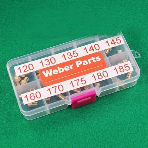 For WEBER DCOE IDF Carburetor 73401 main jets 120 130 135 140 145,77401 air corrector jets 160 170 175 180 185 four pieces per size in Kuwait