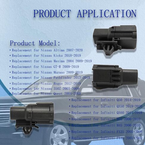 27722-3VA0A Ambient Air Temperature Sensor Replacement for Nissan Altima Pathfinder Rogue 350Z Quest for Infiniti Q50 QX50 QX60 M35 M45 FX35 FX45 in Kuwait