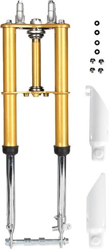 CRF50 Forks, CRF50 Front Fork Shock Suspension Assembly for CRF50 XR50 CRF50F XR50R 2004-20014 50cc 70cc 110cc 125cc Dirt Pit Bikes 560MM (Gold) in Kuwait