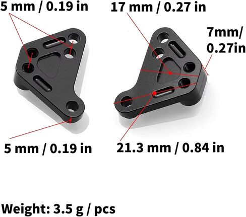 Compatible with Traxxas for MAXX V2 for WideMaxx 1/10 RC Car Parts Accessories Metal Front and Rear Shock Absorber Lower Mount Bracket RC Assortment in Kuwait